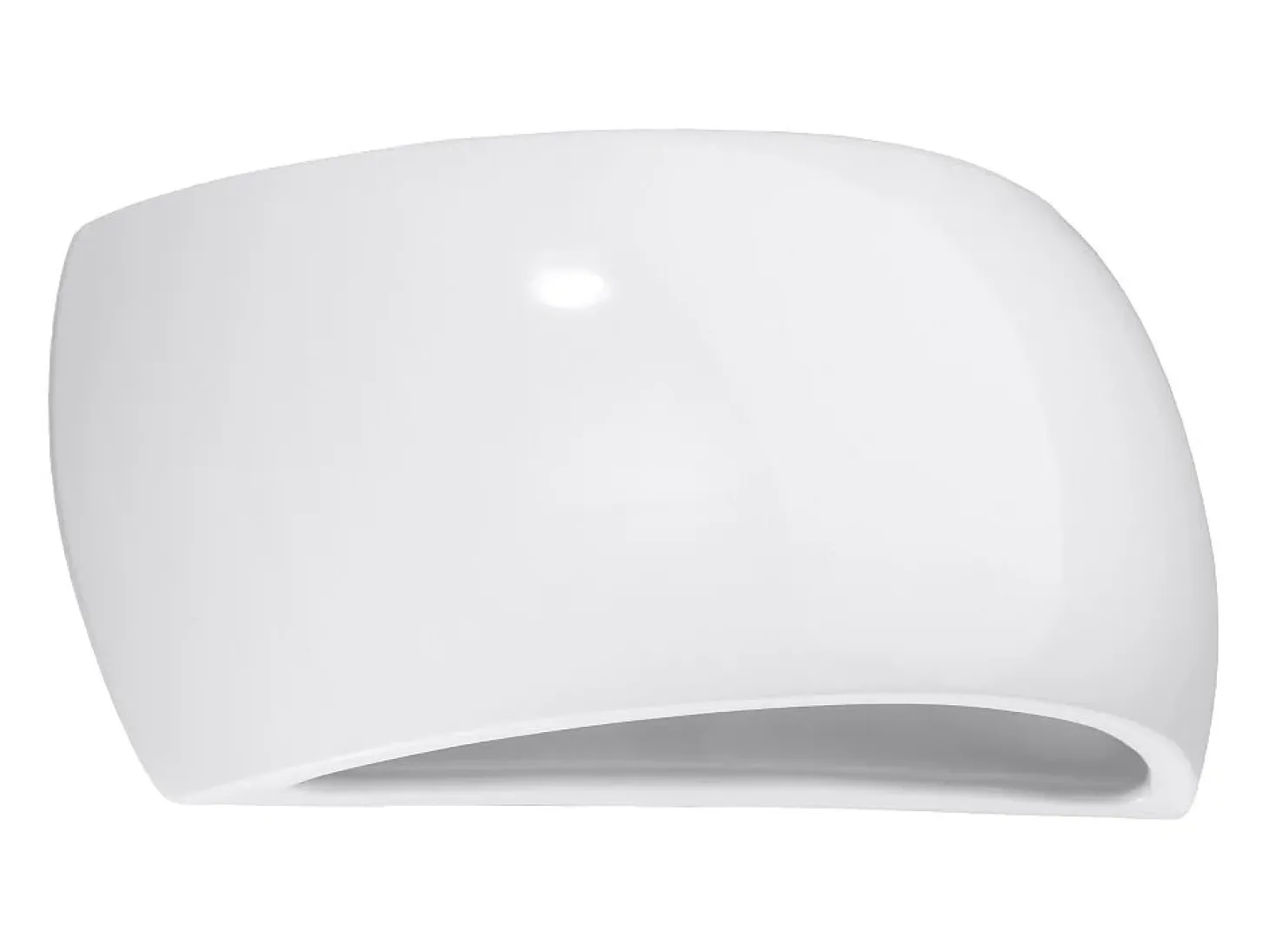 Candeeiros de parede Torow moderno, cerâmica - 1 fontes de luz 3000K - L.32 x H.13.5 cm - branco