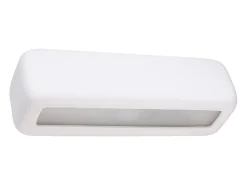 Candeeiros de parede Vivin moderno, cerâmica - 1 fontes de luz 3000K - L.33 x H.10 cm - branco