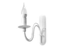 Candeeiros de parede Vivow moderno, aço - 1 fontes de luz 3000K - L.6 x H.25 cm - branco