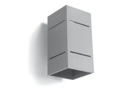 Candeeiros de parede Vivus sótão, alumínio - 1 fontes de luz 3000K - L.10 x H.20 cm - cinza