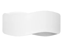 Candeeiros de parede Zanila moderno, aço - 1 fontes de luz 4000K - L.30 x H.13 cm - branco