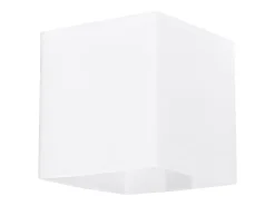 Candeeiros de parede Zinalo moderno, vidro - 1 fontes de luz 3000K - L.10 x H.10 cm - branco