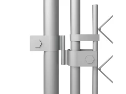Canil externo com cobertura para cães 8 x 4 x 2 m modelo 02_0000458