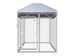 Canil externo com cobertura para cães 125 cm modelo 02_0000325