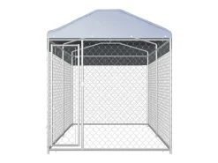 Canil externo com cobertura para cães 225 cm modelo 02_0000329