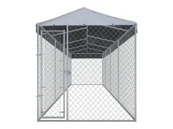 Canil externo com cobertura para cães 760 x 190 x 225 cm código 02_0000456