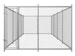 Canil externo com gaiolas para animais parque para cães 8 x 4 x 2 m 02_0000466