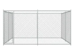 Canil externo com gaiolas para animais parque para cães 383 x 383 x 185 cm 02_0000462