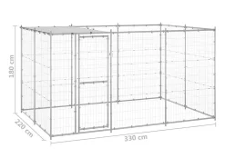 Canil externo para cães com cobertura 7,26 m² 02_0000446