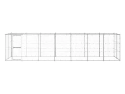 Canil externo para cães com cobertura em aço galvanizado 16,94 m² 02_0000436