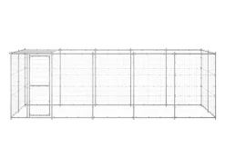 Canil externo para cães com cobertura em aço galvanizado 12,1 m² 02_0000433