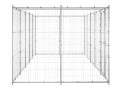 Canil externo para cães com cobertura em aço galvanizado 12,1 m² 02_0000433