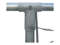 Canil externo para cães em aço galvanizado 4 x 4 x 1 m 02_0000473