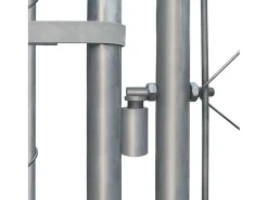 Canil externo para cães em aço galvanizado 4 x 4 x 1 m 02_0000473