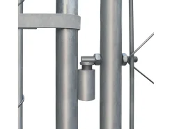 Canil externo para cães em aço galvanizado 2 x 2 x 1 m 02_0000471
