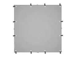 Canil externo para cães gaiola para parque de animais cor prata 110 x 110 x 110 cm aço 02_0000234