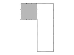 Canil externo para cães gaiola para parque de animais 4,84 m² 110 cm aço preto 02_0000533