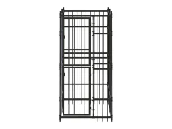 Canil/gaiola/recinto externo para cães aço 1,84 m² preto 02_0041776