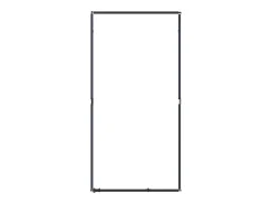 Canil/gaiola/recinto externo para cães aço 1,84 m² preto 02_0041776