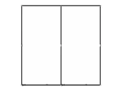 Canil/gaiola/recinto externo para cães aço 3,69 m² preto 02_0041830