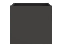 Canteiro elevado para plantas flores pátio jardim 32 x 30 x 29 cm aço preto 02_0037507