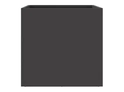 Canteiro elevado para plantas flores pátio jardim 32 x 30 x 29 cm aço preto 02_0037507
