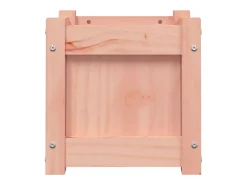 Canteiro elevado para plantas e flores ideal para terraços e jardins 31 x 31 x 31 cm madeira maciça de abeto Douglas marrom 02_0037500