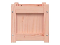 Canteiro elevado para plantas e flores ideal para terraços e jardins 31 x 31 x 31 cm madeira maciça de abeto Douglas marrom 02_0037500