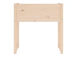 Canteiro elevado para plantas flores terraço jardim 78 x 40 x 81 cm madeira maciça de pinho marrom 02_0037858