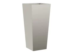 Canteiro elevado para plantas e flores terraço jardim 35 x 35 x 75 cm aço Corten marrom 02_0037514