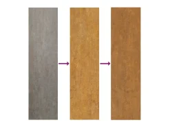 Canteiro elevado para plantas e flores terraço jardim 35 x 35 x 75 cm aço Corten marrom 02_0037514
