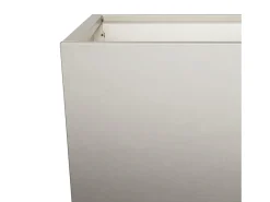 Canteiro elevado para plantas e flores terraço jardim 35 x 35 x 75 cm aço Corten marrom 02_0037514
