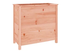 Canteiro elevado para plantas e flores terraço jardim 82,5 x 40 x 78 cm madeira maciça de abeto Douglas marrom 02_0037941