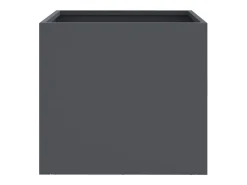 Canteiro elevado para plantas flores terraço jardim 32 x 30 x 29 cm aço antracite 02_0037505