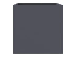 Canteiro elevado para plantas flores terraço jardim 32 x 30 x 29 cm aço antracite 02_0037505