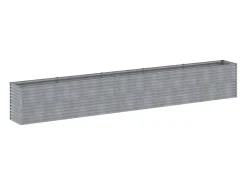 Canteiro elevado para plantas e flores terraço jardim 482 x 50 x 69 cm aço corten marrom 02_0039456