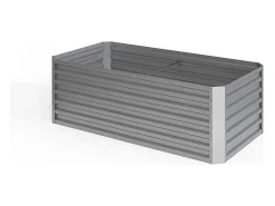 Canteiro elevado prata 180x60x90