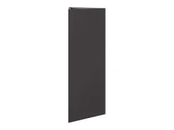 Canteiro elevado triangular para plantas e flores ideal para terraços e jardins com dimensões de 30 x 26 x 75 cm e acabamento em aço preto código 02_0038804.