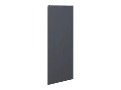 Canteiro elevado triangular para plantas e flores ideal para terraços e jardins com dimensões de 30 x 26 x 75 cm em aço antracite código 02_0038802.