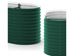 Canteiro elevado verde 160x80x80