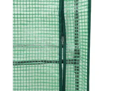 Canteiro/jardineira elevada com cobertura em imitação de rattan 40 x 40 x 139 cm cinza claro 02_0038776