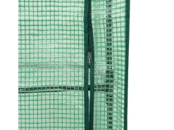 Canteiro/jardineira elevada com cobertura em imitação de rattan 160 x 40 x 123 cm branca 02_0038750
