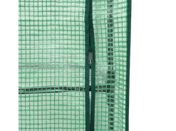 Canteiro/jardineira elevada com cobertura em imitação de rattan 80 x 40 x 138 cm preta 02_0038791