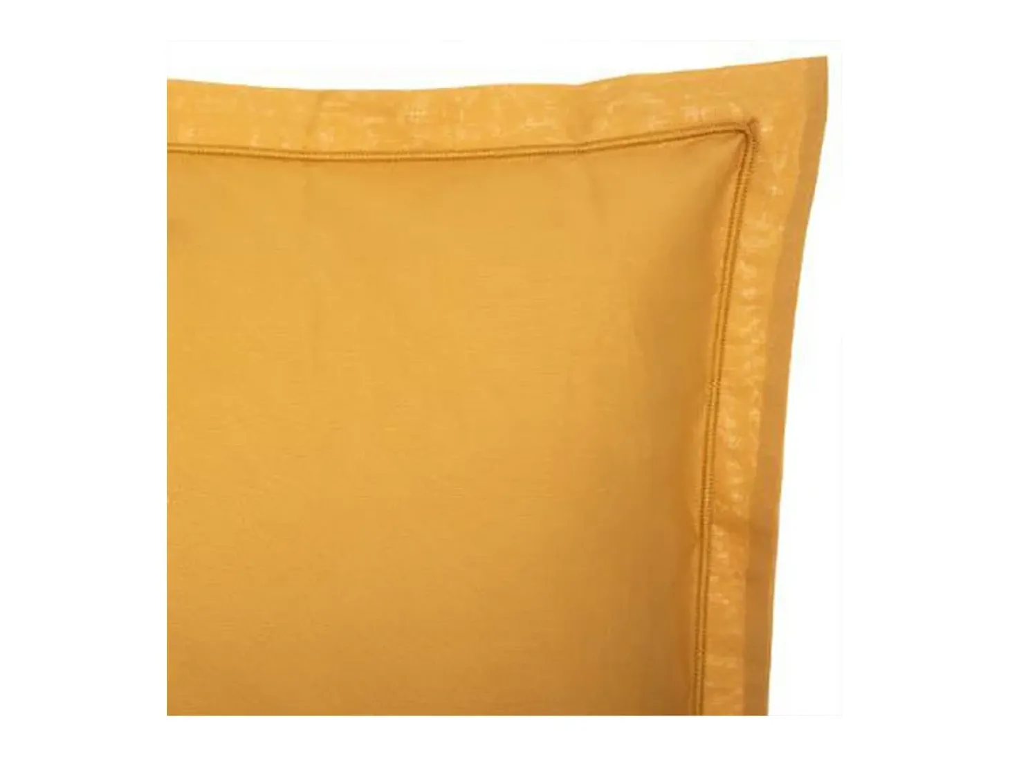 Capa de almofada de algodão ocre 63x63cm