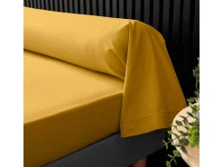 Capa de Almofada em Algodão Percal 85x185cm Curry