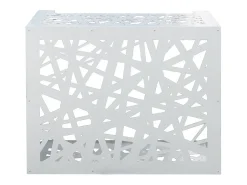 Capa de ar condicionado para ar condicionado ARTIST M Branco em alumínio C86 x P44 x A68 cm