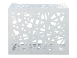 Capa de ar condicionado para ar condicionado ARTIST M Branco em alumínio C86 x P44 x A68 cm