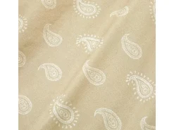 Capa de edredão 100% algodão percal orgânico Sari Foam areia
