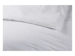 Capa de Edredão Antibacteriana em Algodão Branco 260x240 cm - Fabricado em França