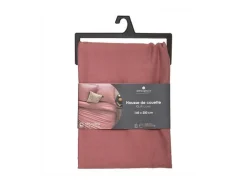 Capa de edredão de algodão rosa 90x190cm